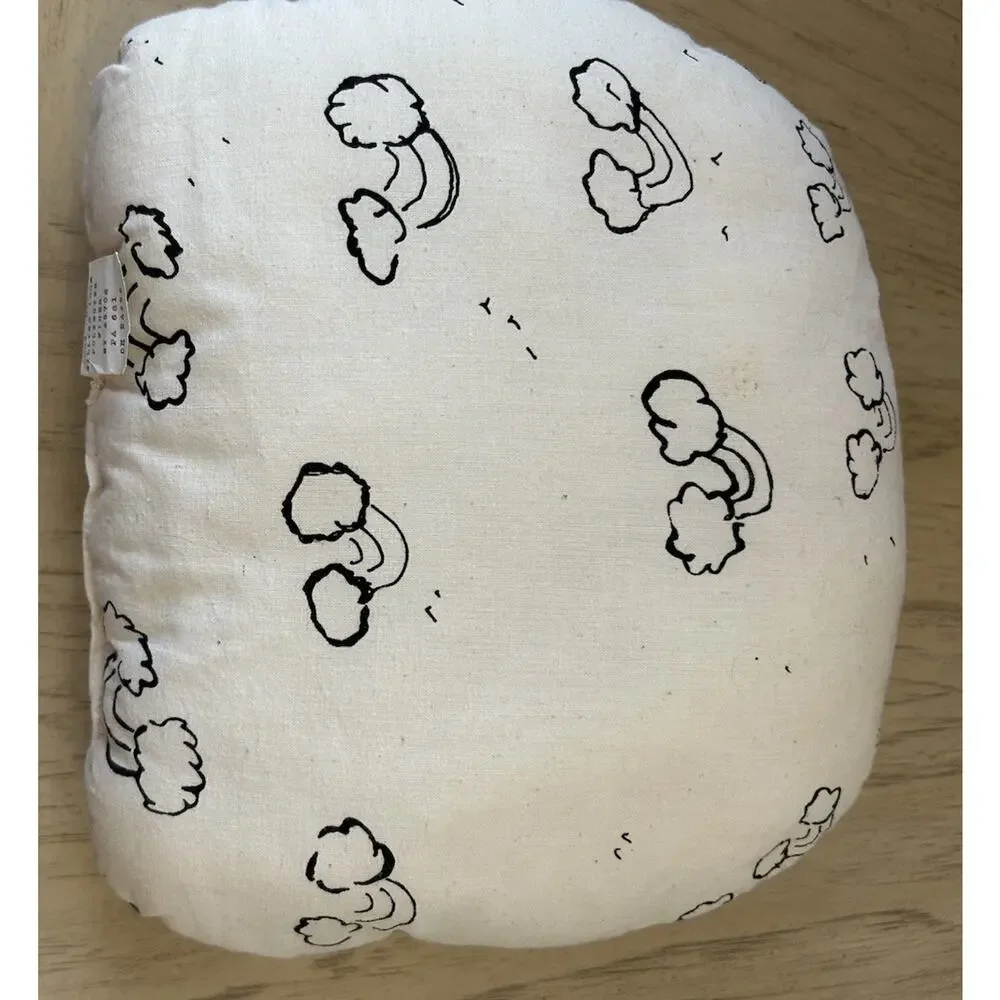 VTG Decorative Art Pillow Noah’s Ark Fable Animals Baby Crib Kid Room Cotton USA